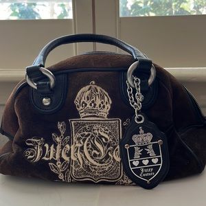 Juicy Couture Velour bowler bag